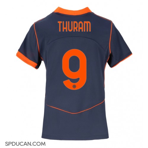 Zenski Nogometni Dres Inter Milan Marcus Thuram #9 Rezervni 2025-26 Kratak Rukav Zenski Nogometni Dres Inter Milan Marcus Thuram #9 Rezervni 2025-26 Kratak Rukav